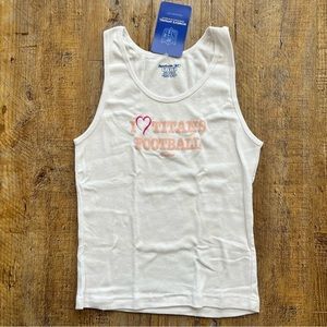 REEBOK I heart Titans Football fitted TANK TOP